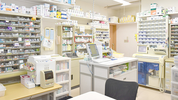 ふじ調剤薬局の調剤室