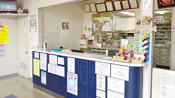 一志調剤薬局　中町店の受付/カウンター