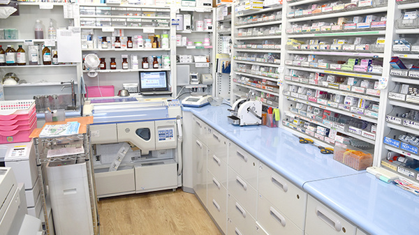 あゆみ調剤薬局あさひ店の調剤室
