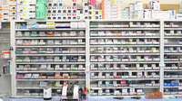 あゆみ調剤薬局あさひ店の薬棚