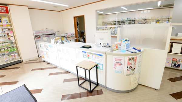 キリン堂薬局　彦根市立病院前店の受付/カウンター