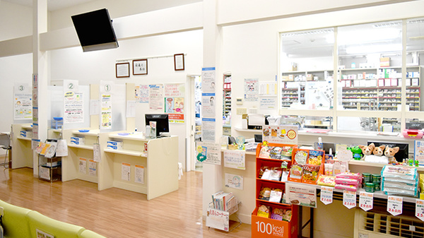 たんぽぽ薬局　長浜店の受付/カウンター