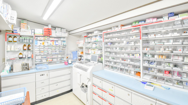 きぬかけ薬局の調剤室