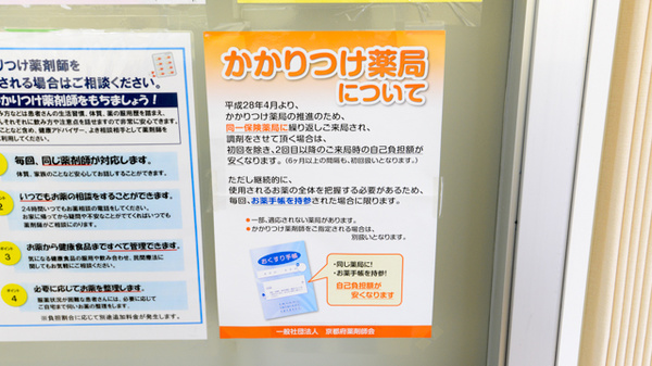 キリン堂薬局　醍醐店のかかりつけ薬局対応