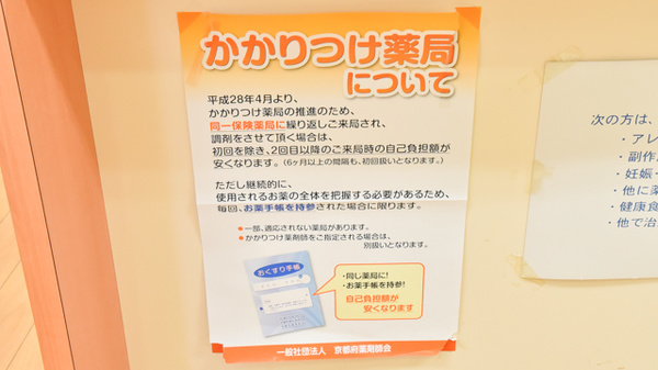 かかりつけ薬局対応