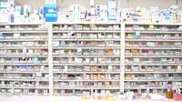 乙訓調剤薬局大山崎店の薬棚