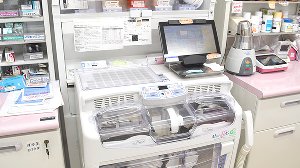 うさぎや薬局の調剤器具