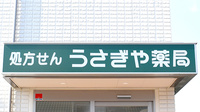 うさぎや薬局の看板