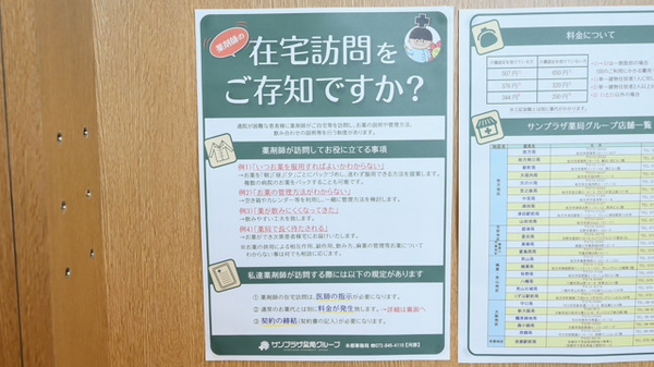 サンプラザ薬局　男山石城局の在宅対応