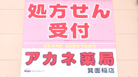 アカネ薬局　箕面稲店の看板