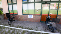 キリン堂薬局　箕面桜ヶ丘店の駐輪場