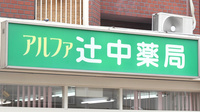 アルファ辻中薬局の看板