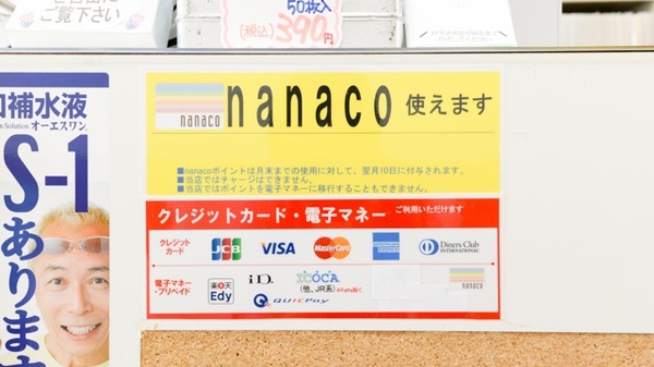 キリン堂薬局　東香里店のクレカ/電子マネー対応