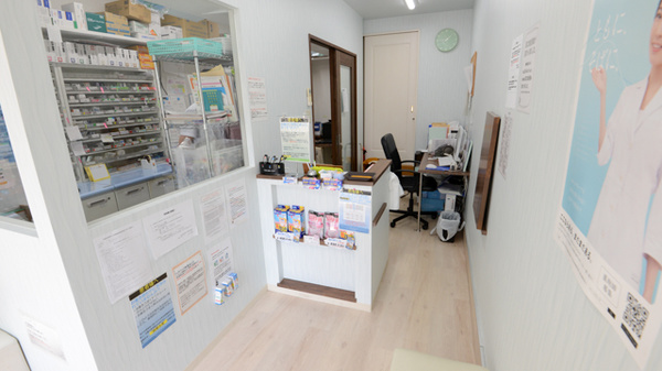 おりひめ薬局の受付/カウンター