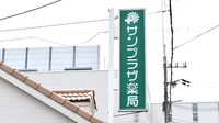 サンプラザ薬局　森小路局の看板