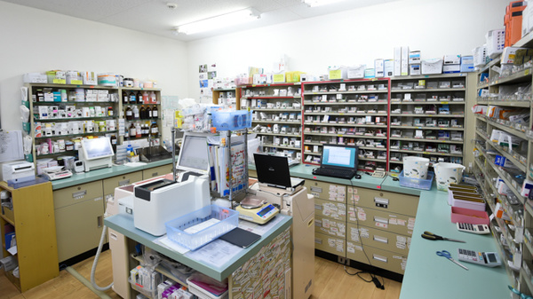 服部たまご薬局の調剤室