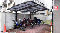 豊中本町薬局の駐輪場