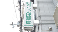 さくらんぼ薬局の看板