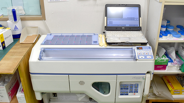 あしたば北野田薬局の調剤器具