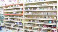 キリン堂薬局　北野田店の薬棚