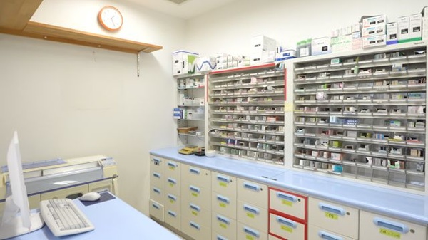 しかのこ薬局の調剤室