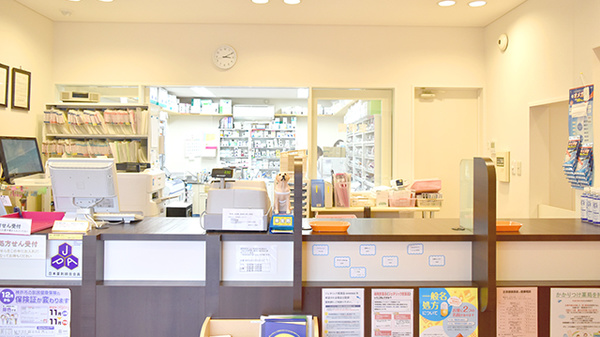グッドプラン薬局森南町店の受付/カウンター
