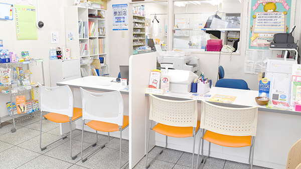 らら薬局須磨南町店の受付/カウンター