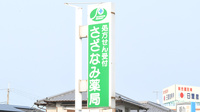 さざなみ薬局の看板