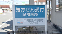 中川調剤薬局平岡店の看板