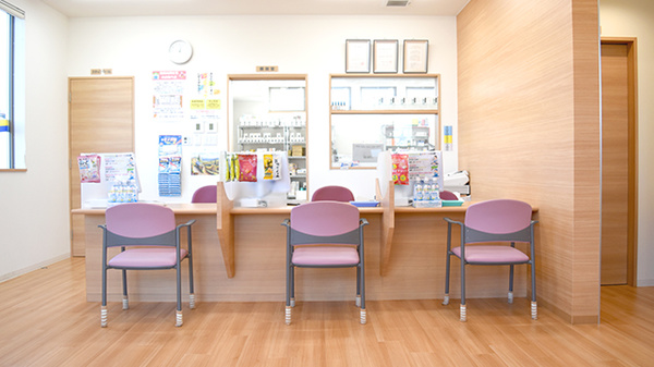 ぼうしや薬局　尾上店の受付/カウンター