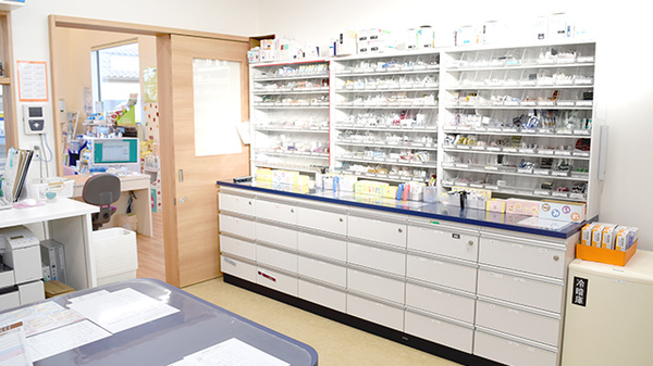 ぼうしや薬局　尾上店の調剤室