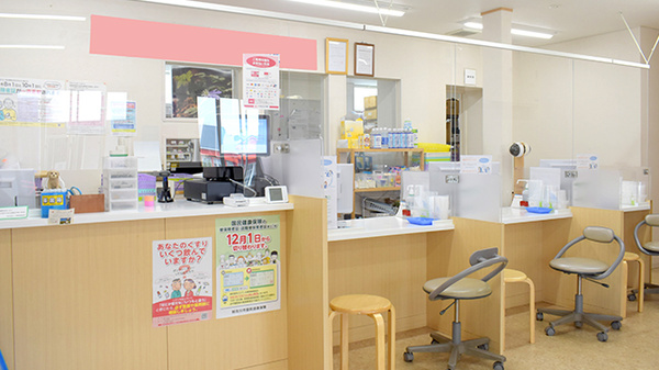 らら薬局稲美中一色店の受付/カウンター