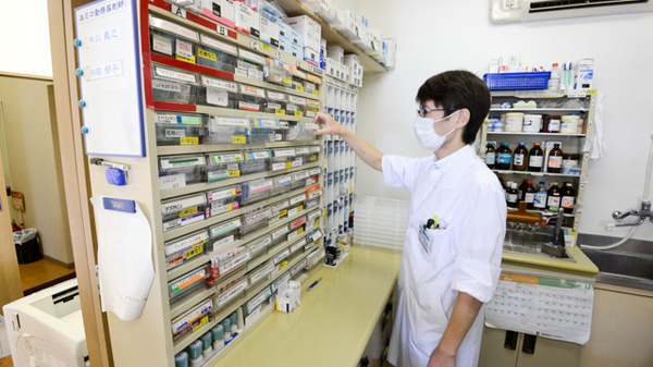 むこ薬局の調剤室