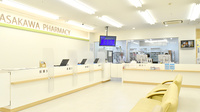笹川薬局清和台店の受付/カウンター