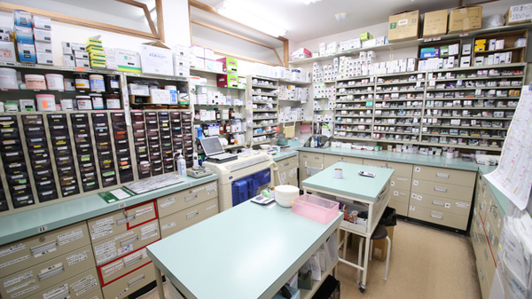 佐用調剤薬局の調剤室