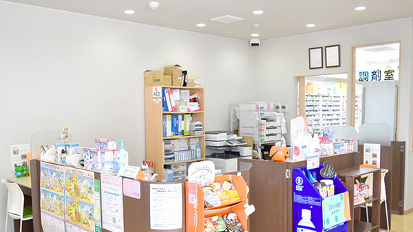 あがほ薬局の受付/カウンター