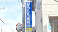 ぼうしや薬局　坊主町店の看板
