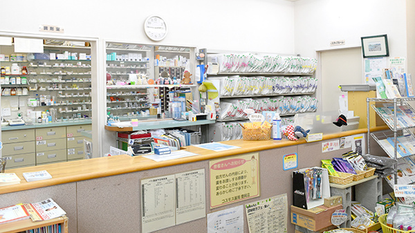 コスモス薬局豊岡の受付/カウンター