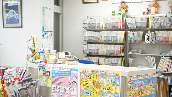 由良薬局の受付/カウンター