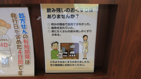 大賀薬局　小部店の残薬回収サービス