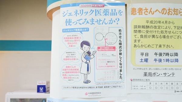 薬局ボン・サンテのジェネリック対応