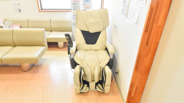 かも調剤薬局のマッサージチェア