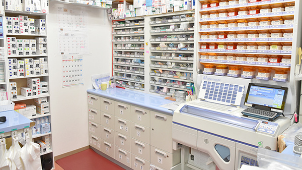 太陽薬局上乃木店の調剤室