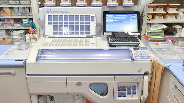 太陽薬局上乃木店の調剤器具