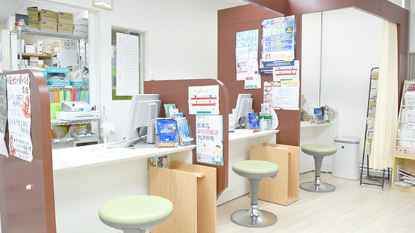 タウン薬局安芸中野店の受付/カウンター