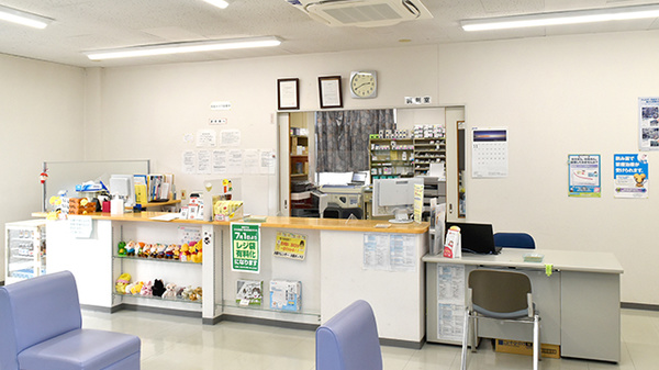 あおぞら薬局の受付/カウンター
