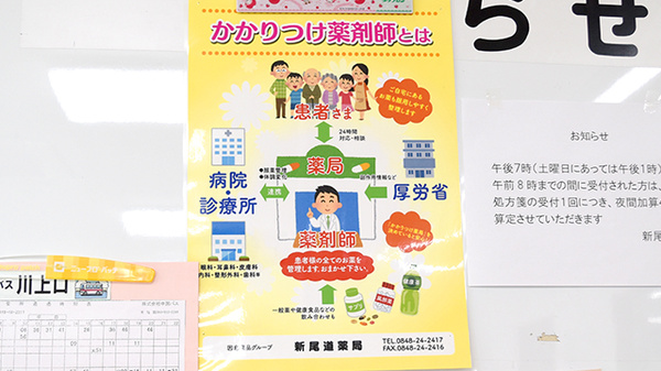 新尾道薬局のかかりつけ薬局対応