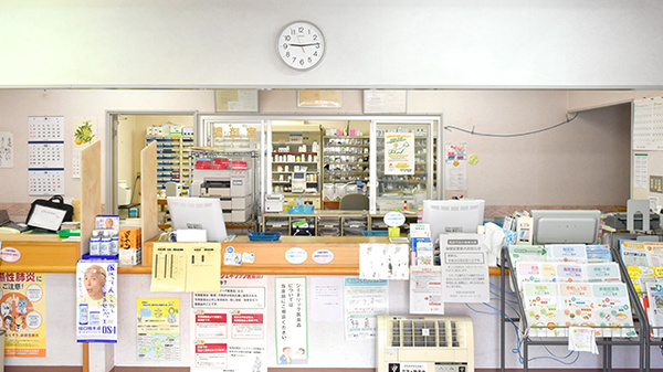 因島センター薬局の受付/カウンター