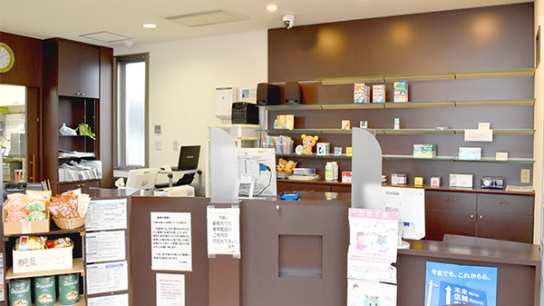 くるみ薬局の受付/カウンター