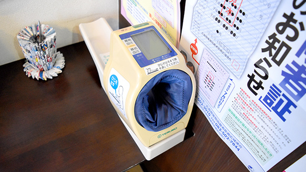 くるみ薬局の血圧計